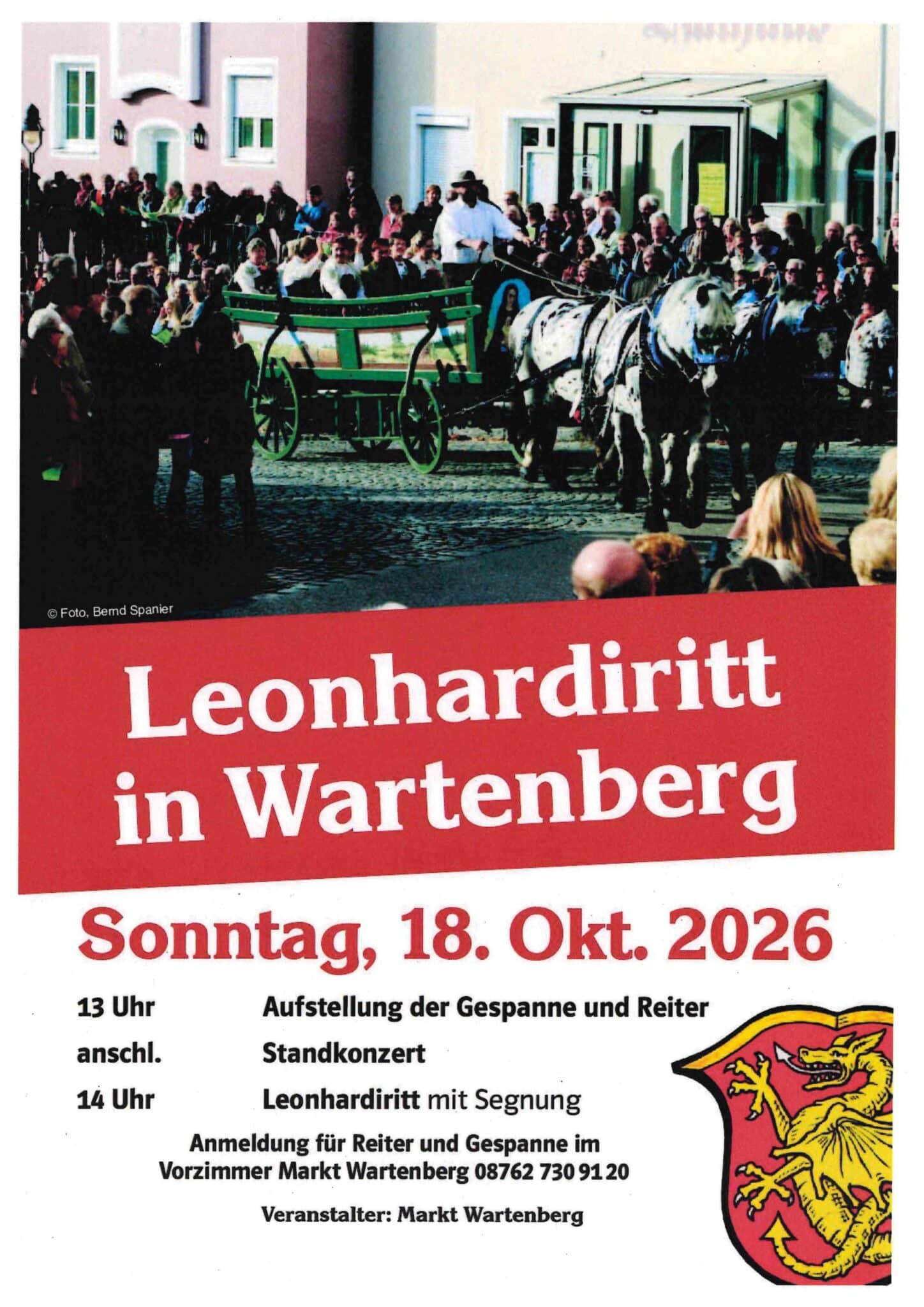 Leonhardiritt am 18. Oktober 2026